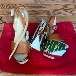 Christian louboutin platform sandal
